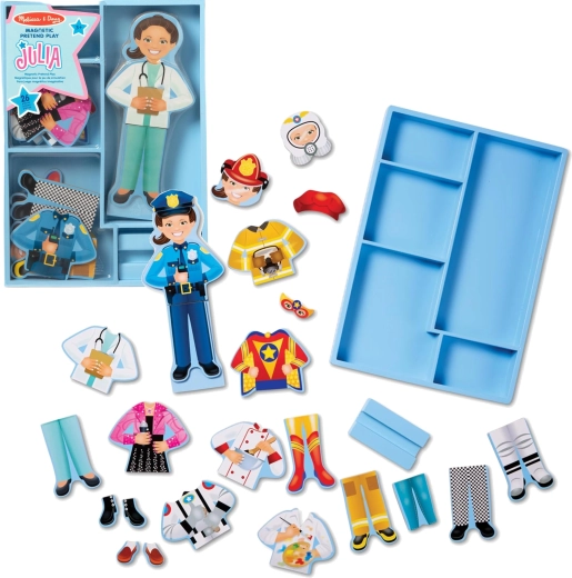 Magnetisk påklædningsdukke Julia Melissa & Doug, 26 dele