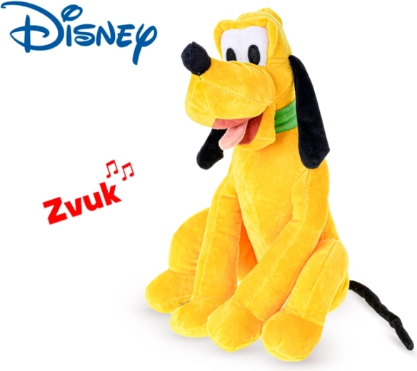 Disney Pluto plys hund 30 cm med lyde, siddende