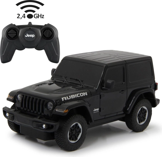 Jamara Jeep Wrangler JL RC-bil 1:24 sort 2,4 GHz