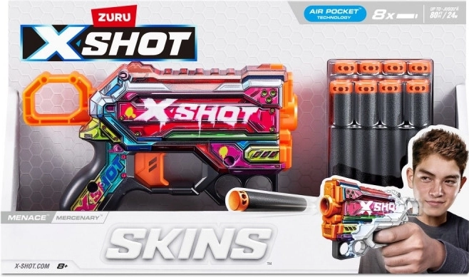 Affyringsenhed SKINS MENACE (8 pile) design Mercena