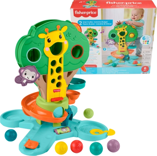 Fisher-Price aktivt træ med kugler fra siddende til stående