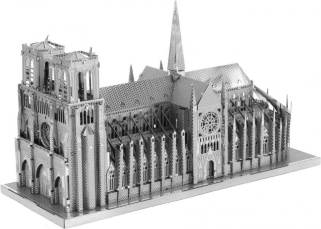 METAL EARTH 3D-puslespil Notre-Dame-katedralen (ICONX)