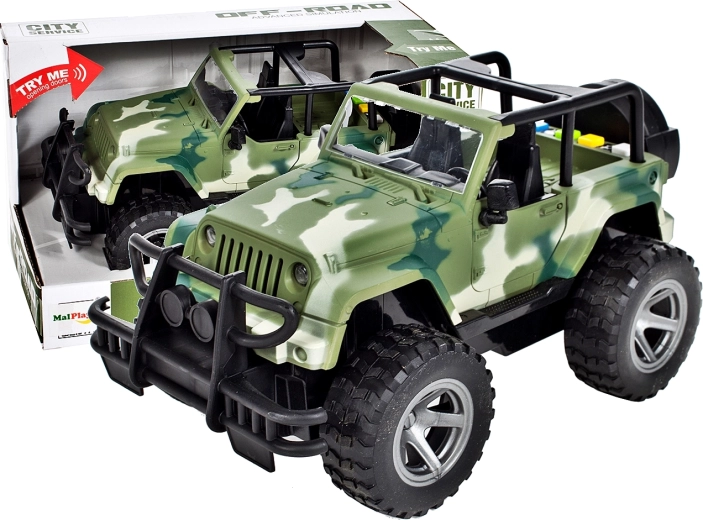 Jeep Wrangler 1:16 – legetøj med lyd og lys