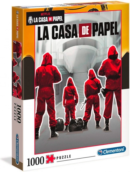 Puslespil 1000 brikker La Casa de Papel