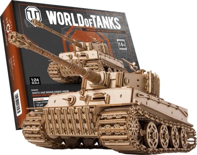 Little Story 3D træpuslespil World of Tanks Tiger M1