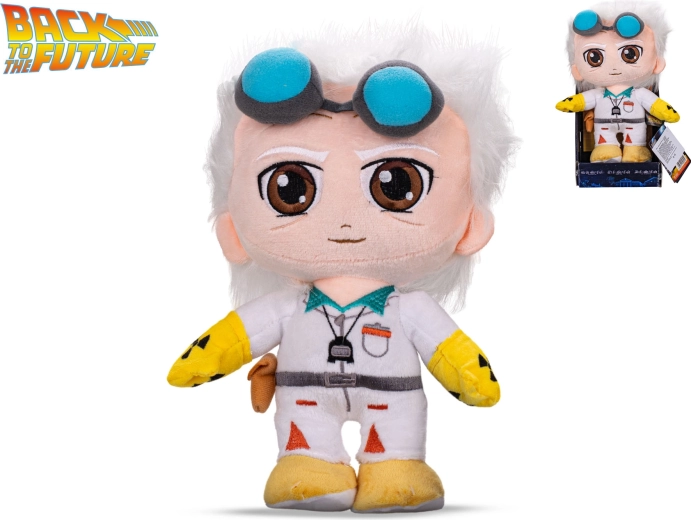 Plysbamsefigur af Dr. Emmett Brown – Tilbage til fremtiden (30 cm)