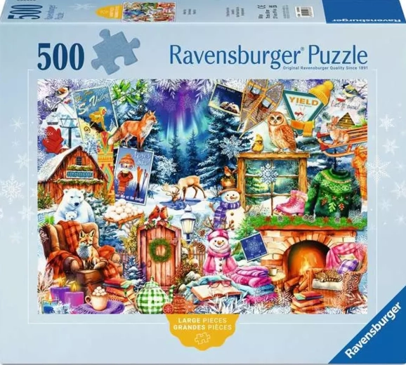Ravensburger puslespil Bjerglandsby XXL 500 brikker