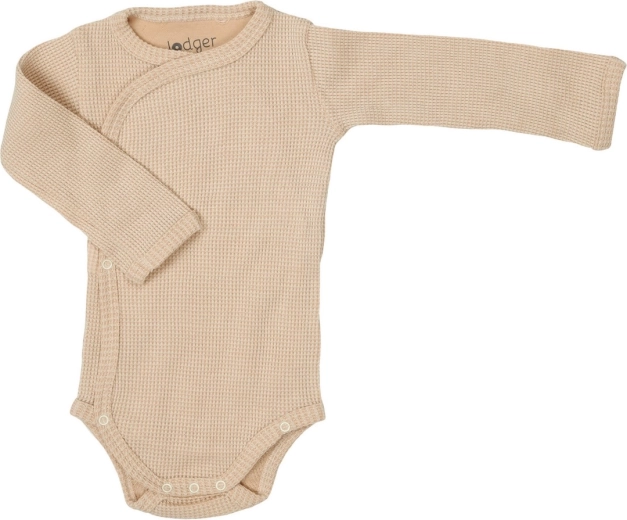 LODGER body med lange ærmer Ciumbelle Ivory, størrelse 74