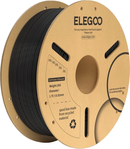 Filament ELEGOO PLA+ sort 1,75 mm