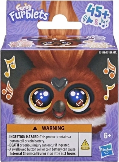 Furby Furblets Sports Foo-tee interaktiv plysh-mini-legetøj med klips