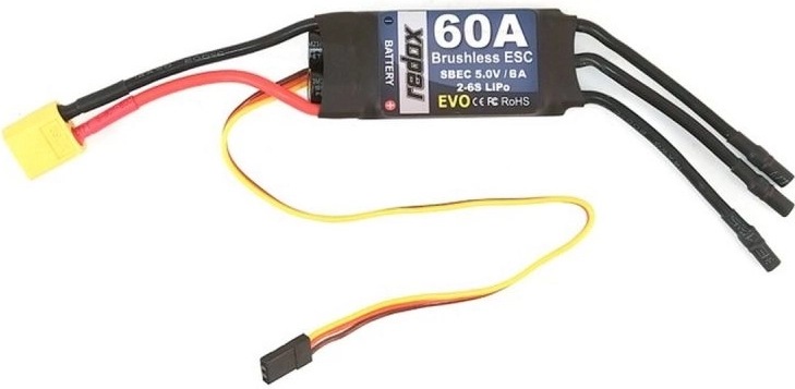 Omdrejningsregulator Redox Evo 60A til brushless-motorer - 1 stk.