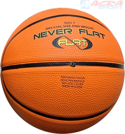ACRA gummibasketbold street 24 cm størrelse 7 - 1 stk.