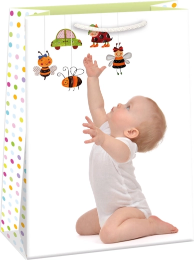 Blank gavepapirpose baby 35 × 48 cm - 1 stk.