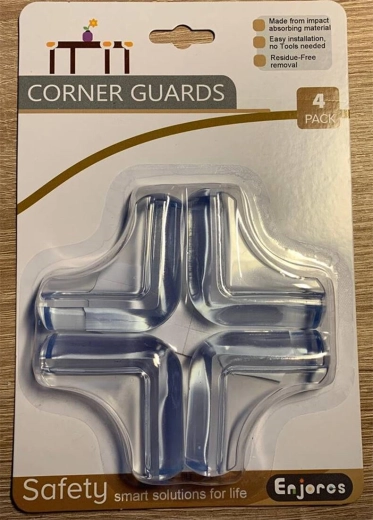 PVC-møbelhjørnebeskyttere (4 stk.)