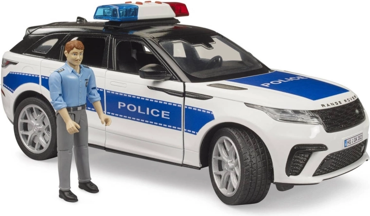 Bruder Range Rover Velar politi med figur