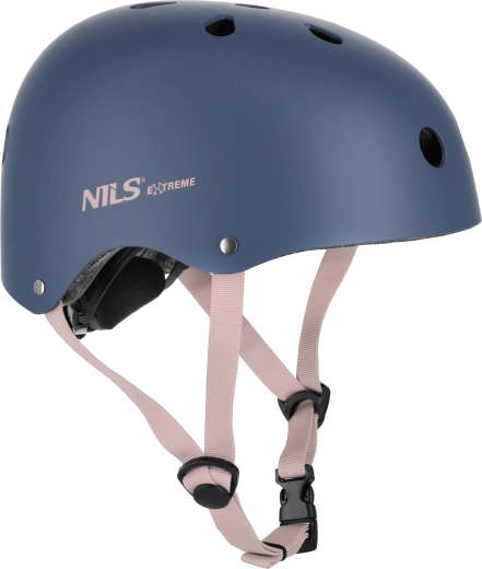 Helm NILS Extreme til inline og cykling – blå – XS (48-52 cm)