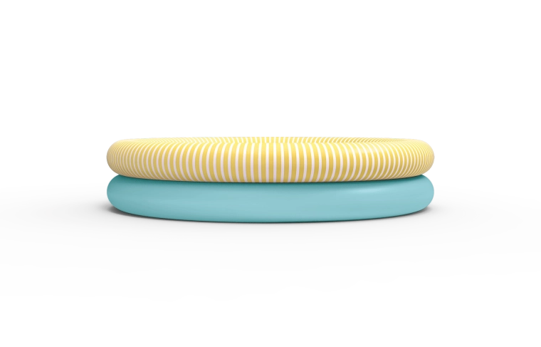 Quut oppusteligt børnebassin Banana blue 80 cm