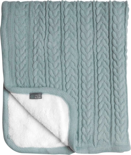 Vinter & Bloom tæppe cuddly sage green - 1 stk