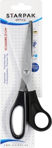 Sorte kontorsakse 21 cm - 1 stk.