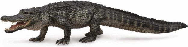 Plastfigur af amerikansk alligator