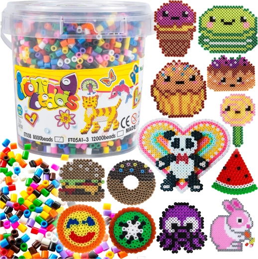 Strygeperler i spand 9000 stk.