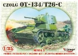 Plastbyggesæt til kampvogn OT-134 / T-26 Mirage Hobby