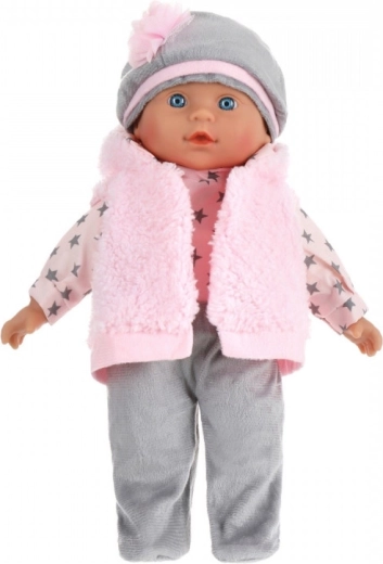 Talende dukke Julka – lærer, synger og fortæller eventyr 32 cm