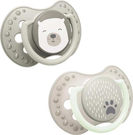 LOVI dynamisk silikonesut Buddy bear 0–6 mdr., 2 stk.