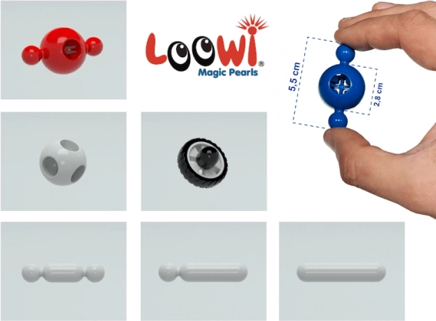 LOOWI konstruktionskugler – læringssæt 525 stk.