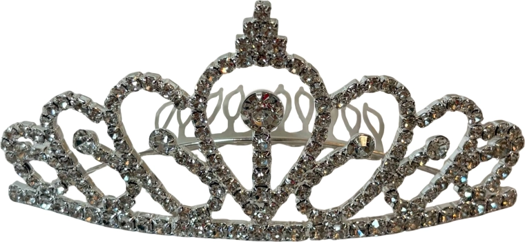 PINK diadem Royal Crown til små prinsesser