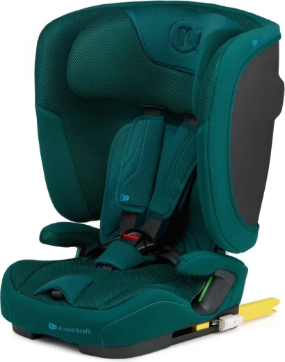 Kinderkraft autostol Fix2Go i-Size 76–150 cm grøn