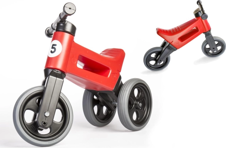 Løbecykel Funny Wheels Rider Sport 2-i-1 til børn – Rød