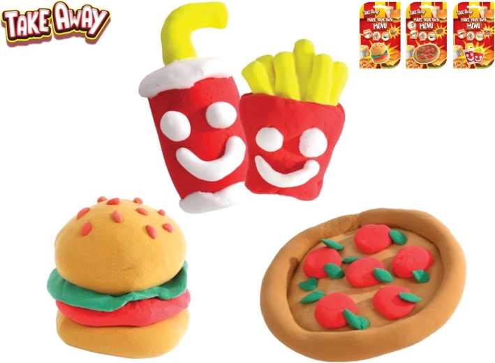 Kreativ masse – lav din egen fastfood take away - 1 stk.