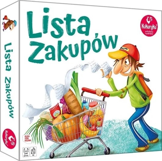 Lærespil brætspil Lista zakupów – KUKURYKU