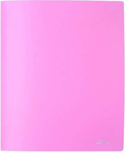 Ringbind med 4 ringe A4 pastelrosa CONCORDE