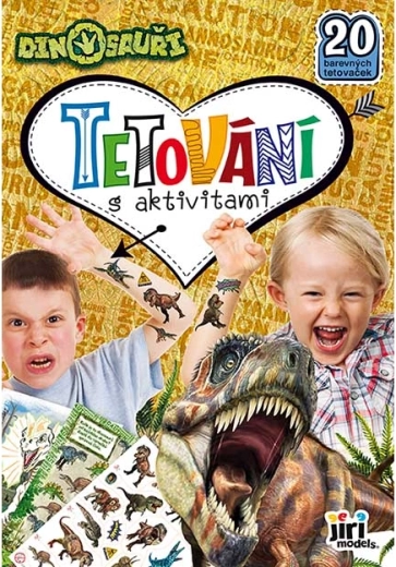 Tatoveringer med aktiviteter – dinosaurer