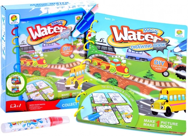Magisk bog til vandmaling for børn – A