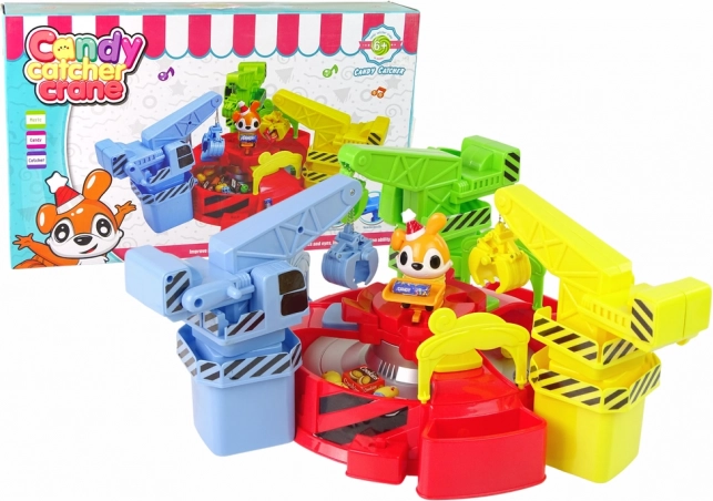 Drejende slikfanger med musik – børnebordspil