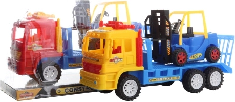 Plastlastbil med løftearm med friktionsmotor