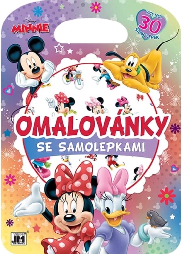 Malebog med Minnie-klistermærker