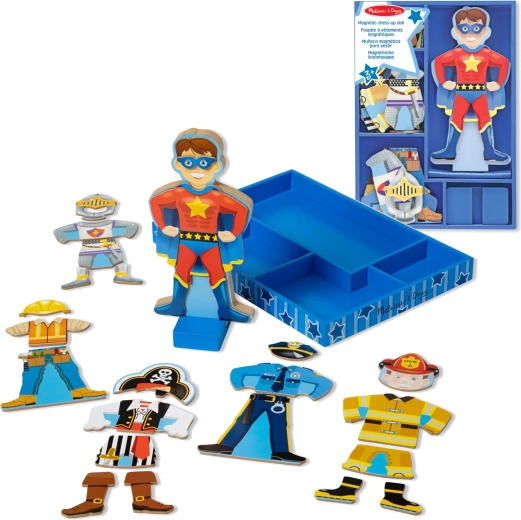 Magnetisk påklædningsleg i træ Billy Melissa & Doug