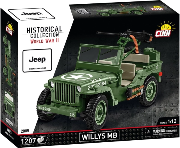 Cobi Jeep Willys MB 1:12 byggesæt 1207 dele