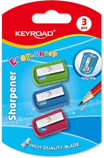 Plastikspidser KEYROAD Slim, 3 stk.