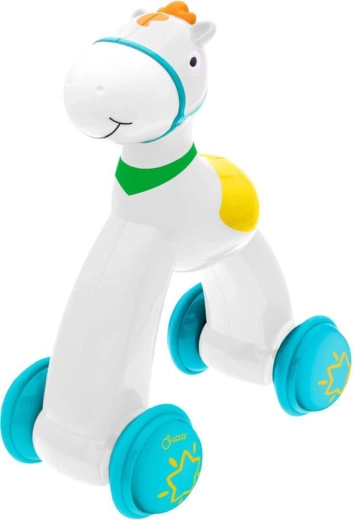 Chicco trykknap-løbecykel Hest push and go 12–36 mdr