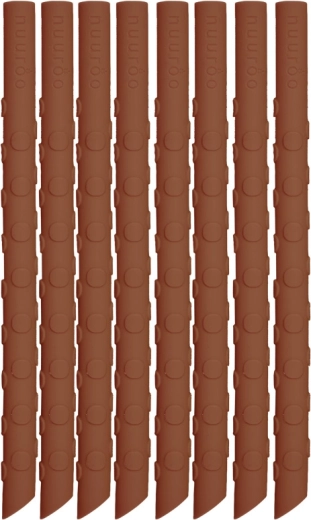 NUUROO ada silikonesugerør caramel café (8 stk.)