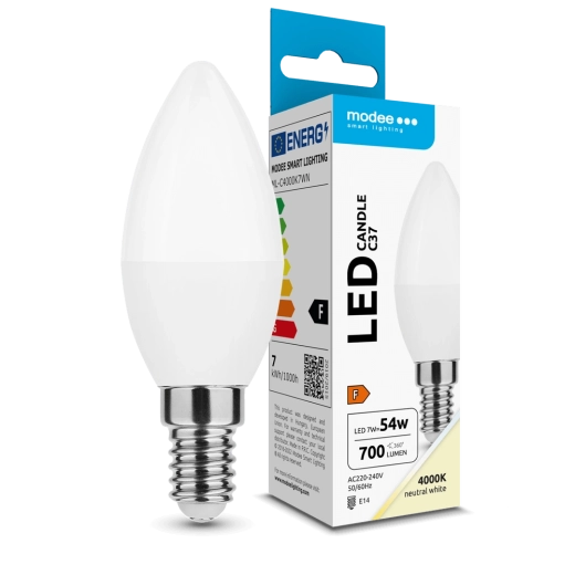 LED stearinlyspære 7 W E14 4000 K 700 lm 200° Modee Lighting