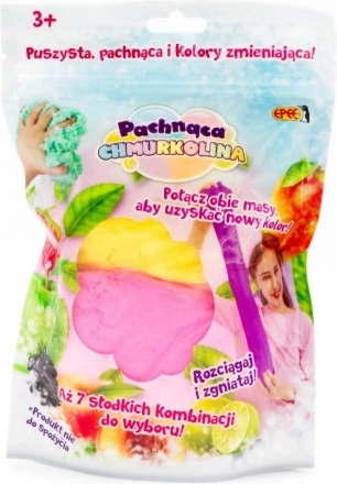 Plastisk duftende Skyklump 1 pakke, serie 4, MIX FARVER (2x30 g) Lyserød+Gul (mango)