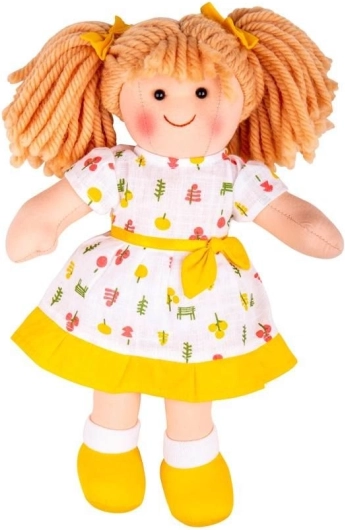 Stofdukke Zoe fra Bigjigs Toys 28 cm