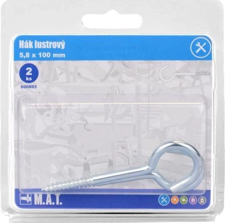 Lysekronekrog 100 × 5,8 mm – blank, 2 stk