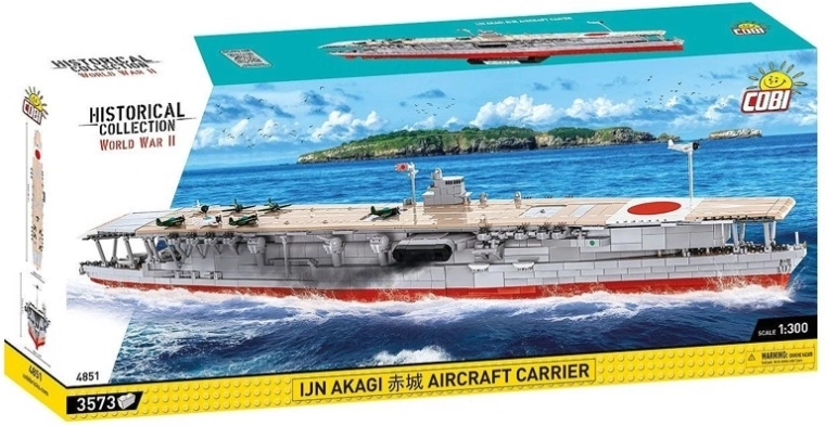 Cobi IJN Akagi hangarskib 1:300 (3573 dele)